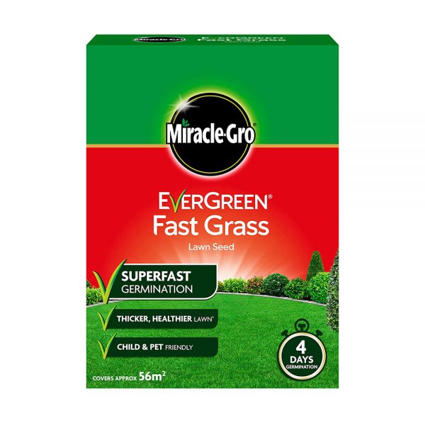 1.6kg Miracle-Gro EverGreen Fast Grass Lawn Seed 56m2 £16.99