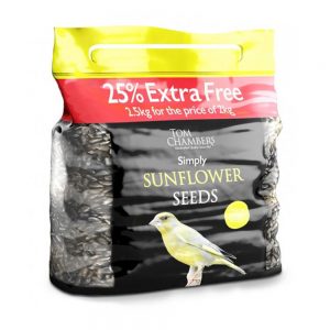 2kg +25% Extra Free Tom Chambers Simply Sunflower Seeds £4.99