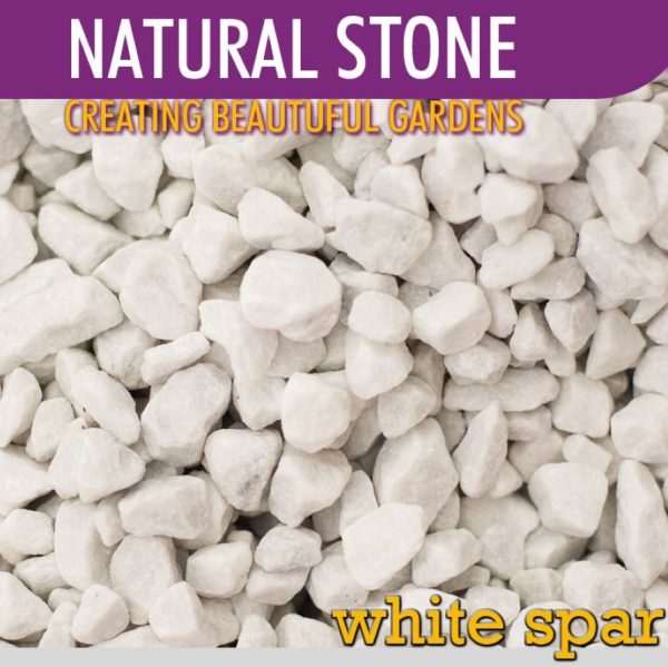 Stone White Spar 15mm
