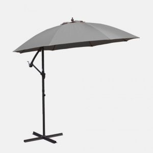 3m Cantilever Parasol - Grey Fabric (MVR-928-GY)