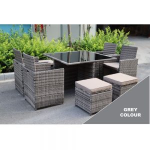 California 4-8 Seater Cube Set (MNK-519-GY)